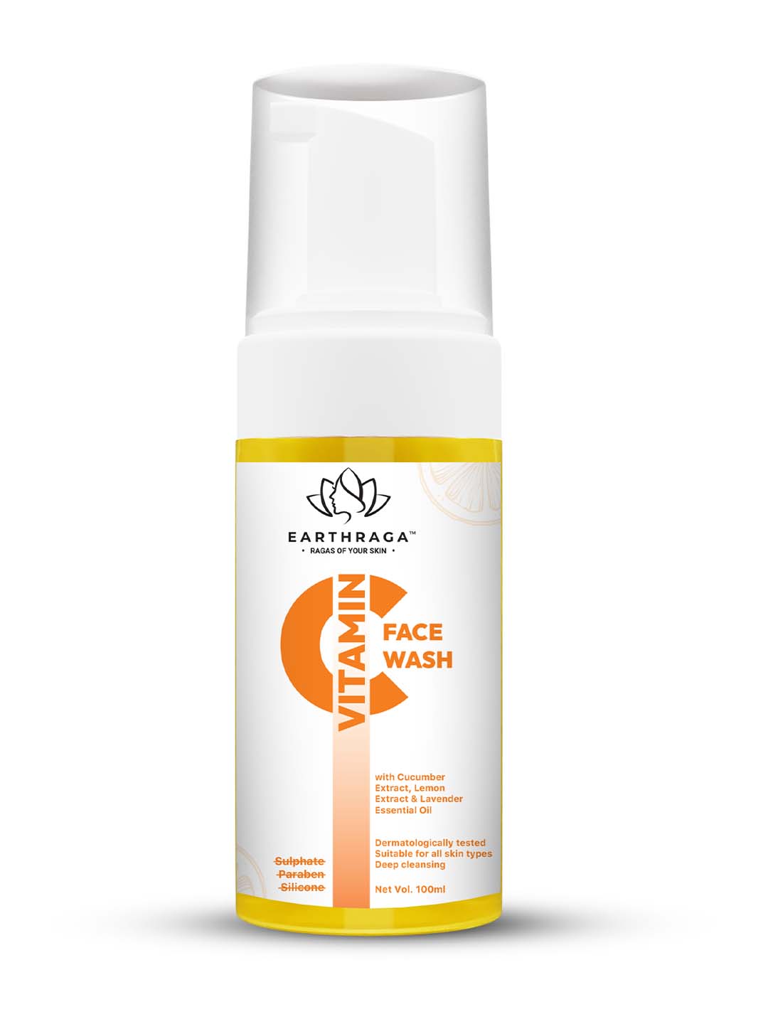 Earthraga Vitamin C Foaming Face Wash