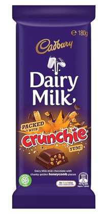 Cadbury Crunchie Dairy Milk Chocolate