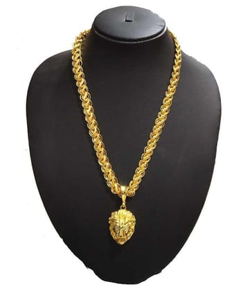 shankhraj mall - Golden Pendant set ( Pack of 1 ) - Golden