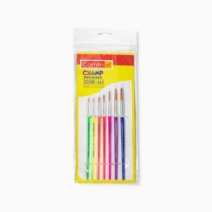 Camlin Champ Round Brush Set - Pack of 7