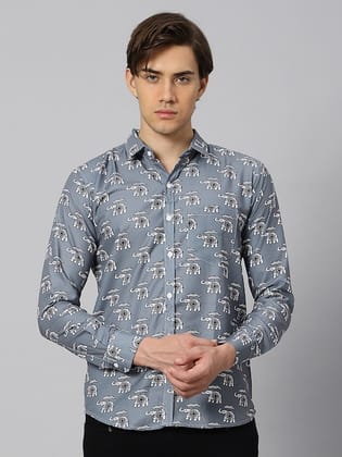 Classic Fit Ethnic Motifs Printed Casual Shirt