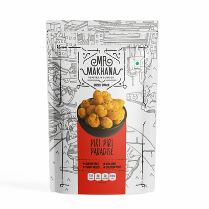 Mr Makhana Piri Piri Paradise - 60 gm, Pack of 3