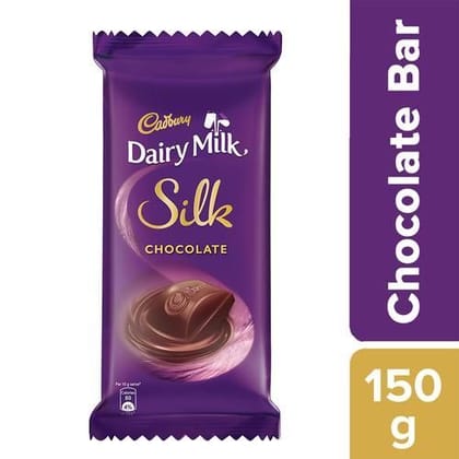 Cadbury Dairy Milk Silk Chocolate Bar, 150 gm