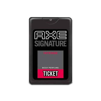 Axe Signature Intense Ticket Body Spray Perfume - Long Lasting, No Gas, 17 ml Pack