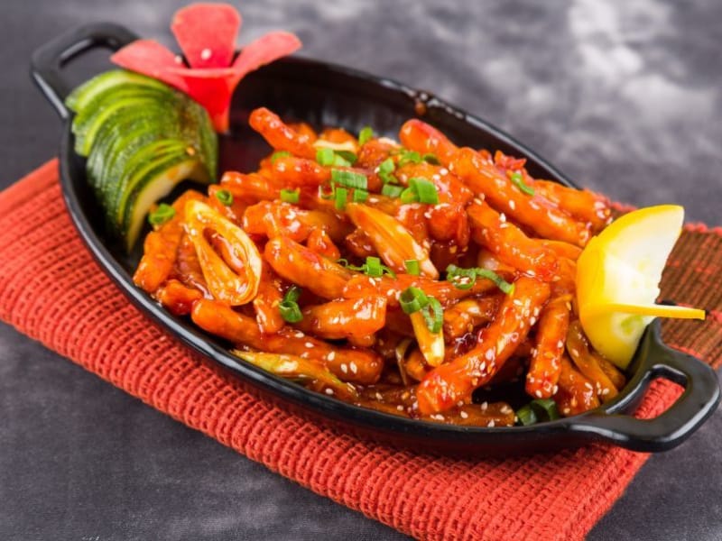 Sesame Honey Chilly Potato