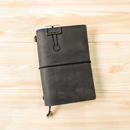 Safari Brown TBC Traveller's Journal - A6-Leather Cover Only