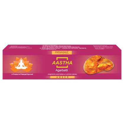 AASTHA AGARBATTI AMBER - 20 GM