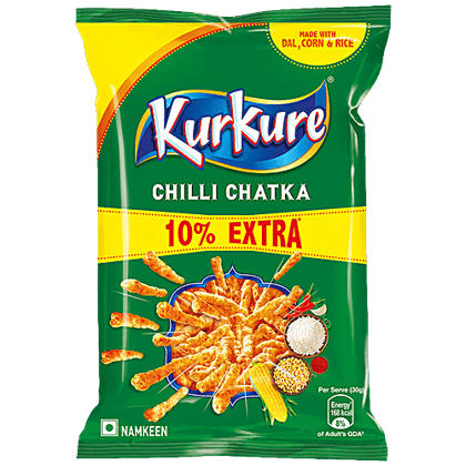 Kurkure Namkeen Chilli Chatka, 36 g