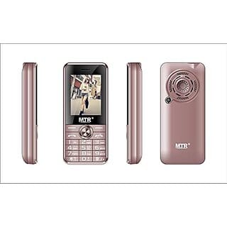 MTR Beat (Single Sim, 3000mAh Battery, 2.4 Inch, Display, PINK)