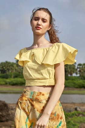 Boat Neck Top-12XL / Daffodil Yellow / TP035-PLPP004-1.5-NILL-NILL-EL005/EL006-14 IN/32 IN -THY003--NILL-NILL-NILL