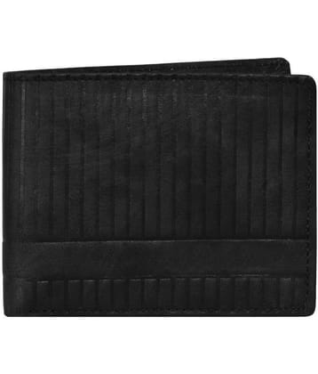 GEEO - Black Faux Leather Mens Regular Wallet ( Pack of 1 ) - Black