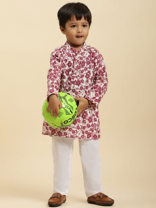 Kurta Pajama Set For Boys-1-2Y