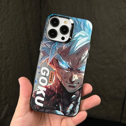 iPhone Series One Piece Goku Anime Case With Camera Bumper-iPhone 13 Pro