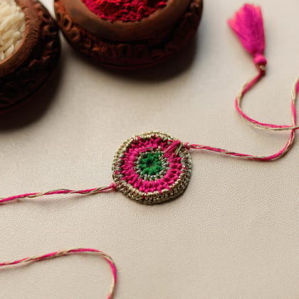 Chakra - Crochet Work Rakhi by Abira Creations 61