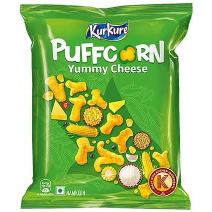 Kurkure Namkeen - Puffcorn (Yummy Cheese) 30 Gms