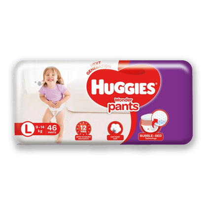 Huggies Wonder Pants Large Size, 46 Units Pack