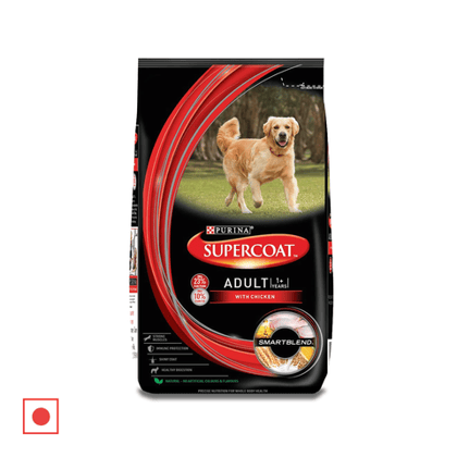 Purina Supercoat Adult Dry Dog Food With Chicken, 8 kg Pack