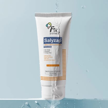 Salyzap Daily Face Cleanser for Acne Prone Skin | 2% Salicylic acid + 4% Aloe Vera-60g