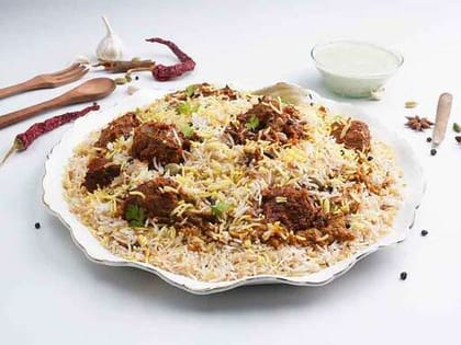 Lucknowi Mutton Biryani (Serves 2-3).