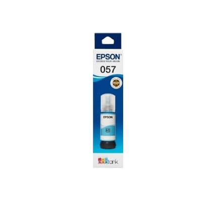 Epson 057 Light Cyan Genuine Ink Bottle 70 ml-Light Cyan