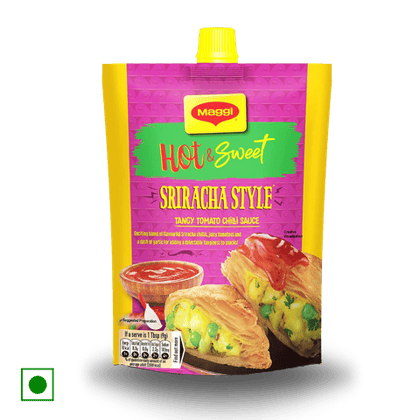 Maggi Hot & Sweet Sriracha Style - Tangy Tomato Chilli Sauce, 300 gm Pouch