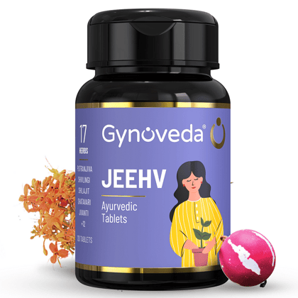 Gynoveda Fertility Support Ayurvedic Supplement For Timely Ovulation  Natural Pregnancy-Gynoveda Jeehv with Putrajeevak & Shivlingi Beej for Fertility Support, Timely Ovulation & Natural Pregnanc