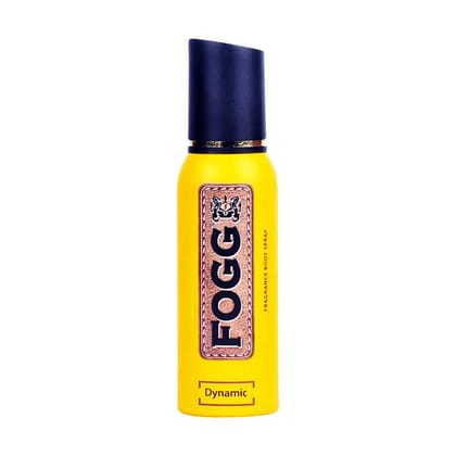 Fogg Dynamic No Gas Deodorant For Men, Long-Lasting Perfume Body Spray, 120 Ml