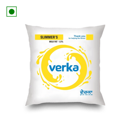 Verka Double Toned Fresh Milk, 500 ml Pouch