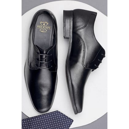 RedTape Men's Black Derby Shoes