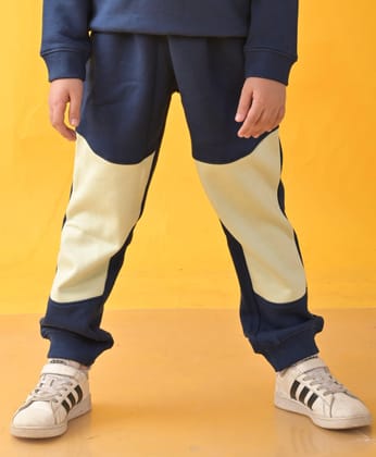 NAVY ALOE WASH COLOR BLOCK JOGGER - NAVY-6-12 MONTHS / 1N / NAVY