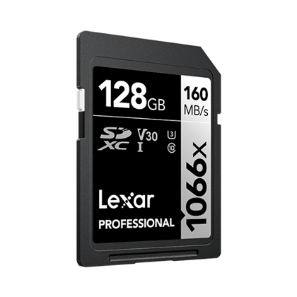 Lexar Professional 128GB 1066x SDXC UHS-1 SD Card For Camera V30 LSD10660128G-BNNNG