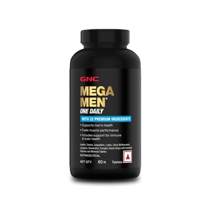 GNC Mega Men One Daily Multivitamin 60 Tablets