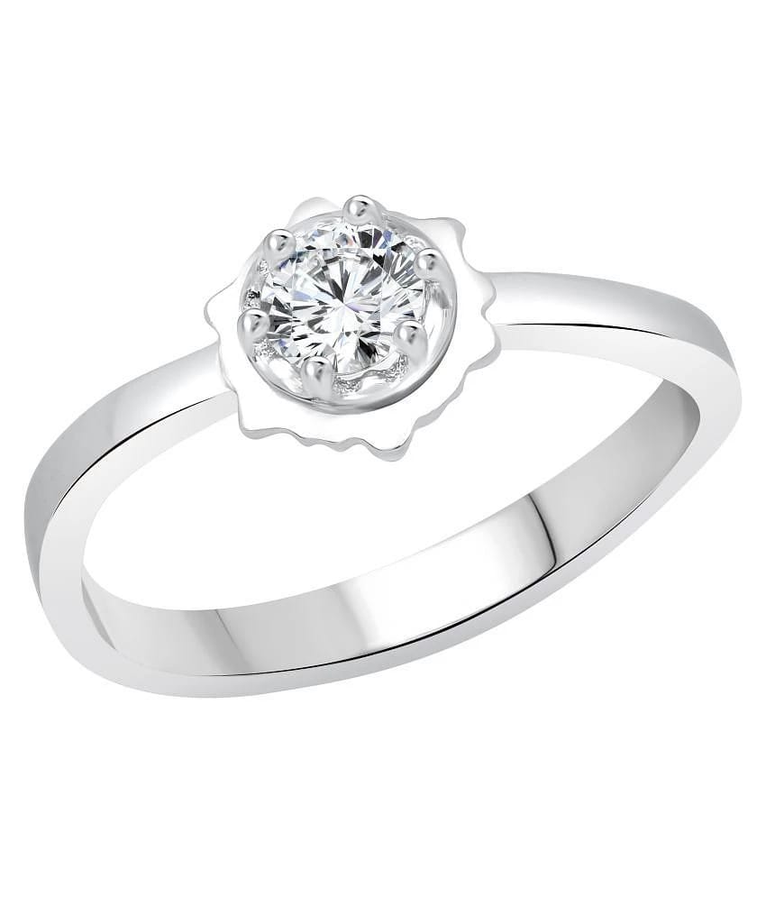 Vighnaharta Silver Alloy Ring - 10