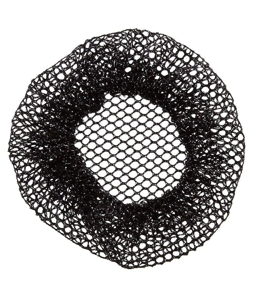 PADMAVATHI ENTERPRISES - Hair Accessories Jali - Juda Net - Cover for Hair Bun - Mudi Valla - Pack Of 6 - Black