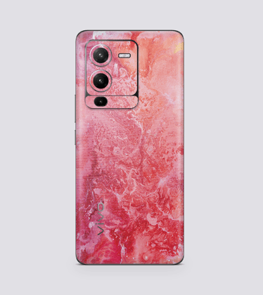 Vivo V25 Pro-Cranberry Abstract Back