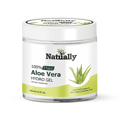 NATUALLY 100% Pure Natural Aloe Vera Hydro Gel-NATUALLY 100% Pure Natural Aloe Vera Hydro Gel 100ml