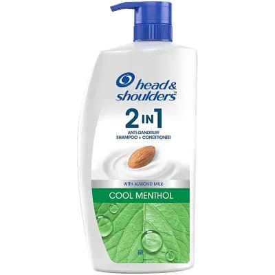 Head and Shoulders Cool Menthol 2 In 1 Anti-Dandruff Shampoo Conditioner1 L