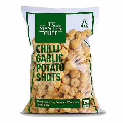 ITC CHILLI GARLIC POTATO SHOTS 420G