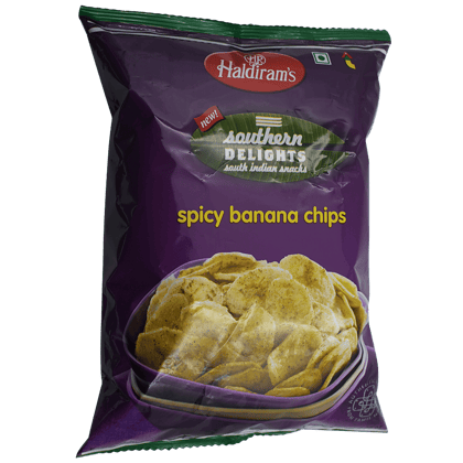 Haldirams Southern Delights Banana Chips - Spicy, 200 G Pouch