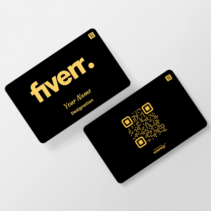 Fiverr Freelancer Card-PVC