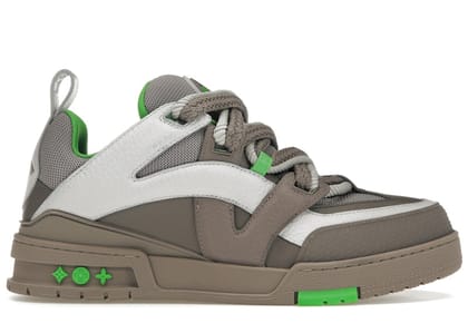 Louis Vuitton Lv Skate Sneaker Grey Green-UK 3