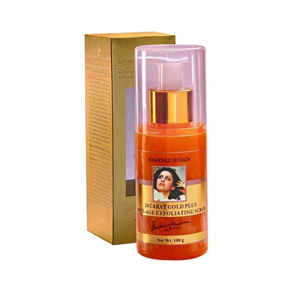 Shahnaz Husain 24 Carat Gold Anti - Age Exfoliating Scrub (100g)-100g