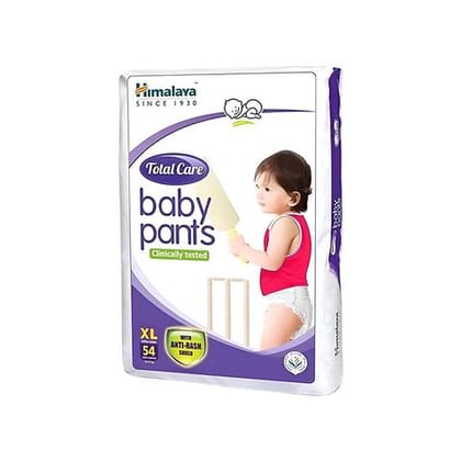 Himalaya Total Care Extra Large Size Baby Diaper Pants, 54 Units Pack