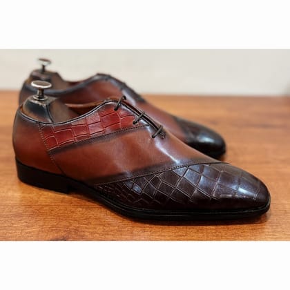 Hand Finished Oxfords Croco T-UK5/US6/EU39