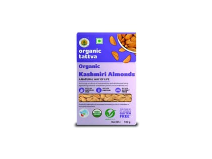 Organic Kashmiri Almonds 100g