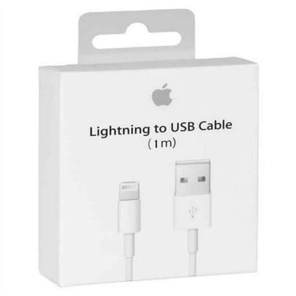 Apple iPhone 8 Plus Lightning To Usb Charge and Data Sync Lightning Cable 1M White