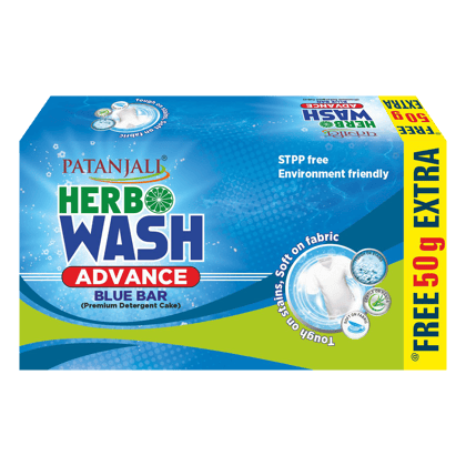 HERBO WASH ADVANCE BLUE BAR 250 GM