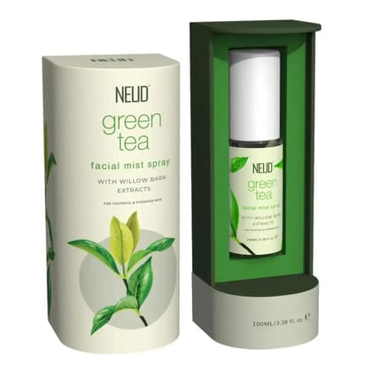 NEUD Green Tea Facial Mist Spray For Youthful and Hydrated Skin - 100ml