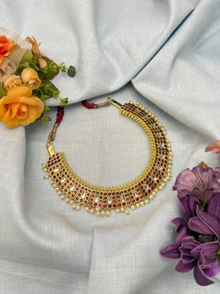 Premium Temple Short Necklace 002