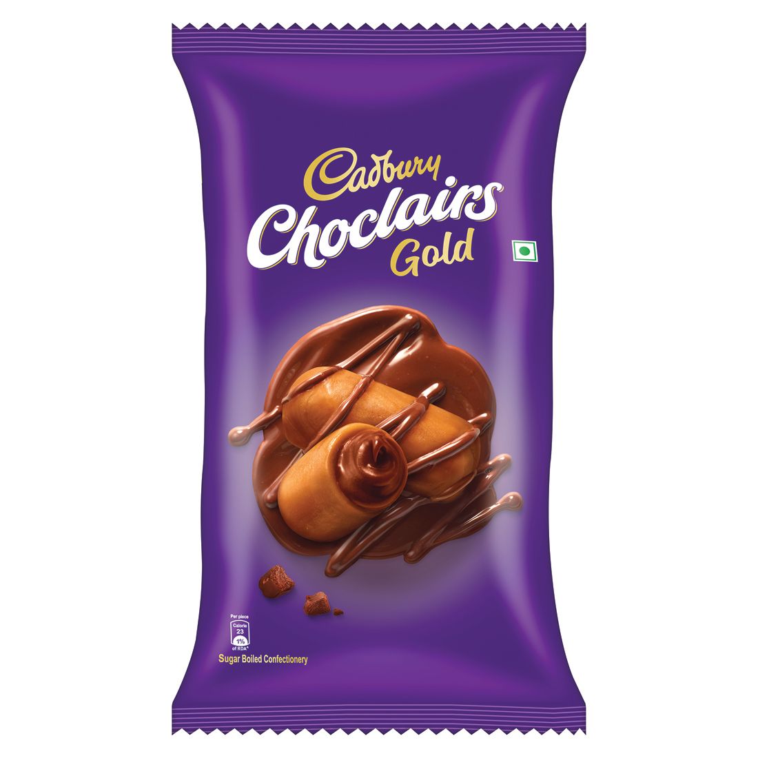 Cadbury Choclairs Gold Candy, 577.5 g (105 Candies)